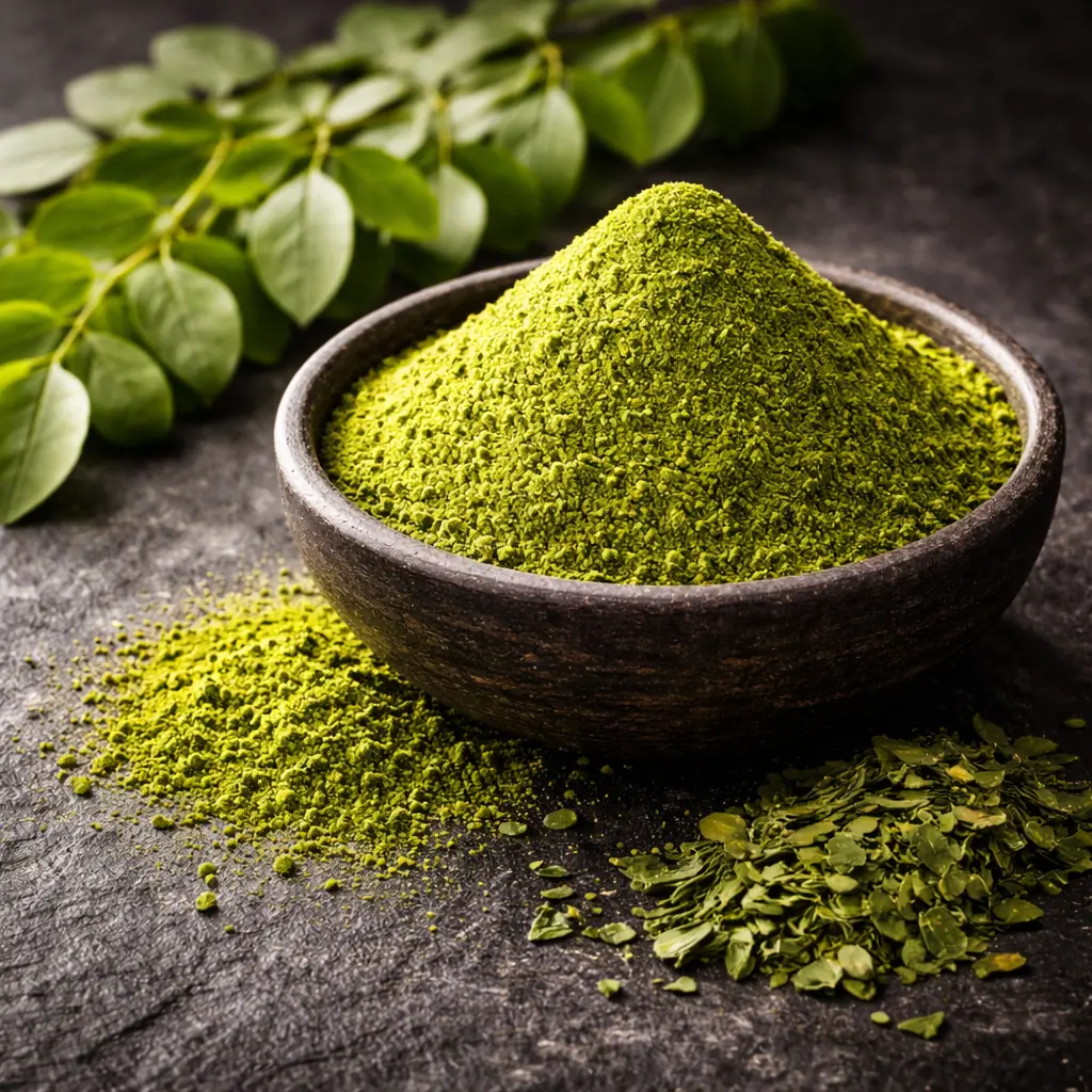 Premium Dehydrated Moringa Leaves and Fine Powder - Kiran Enterprises