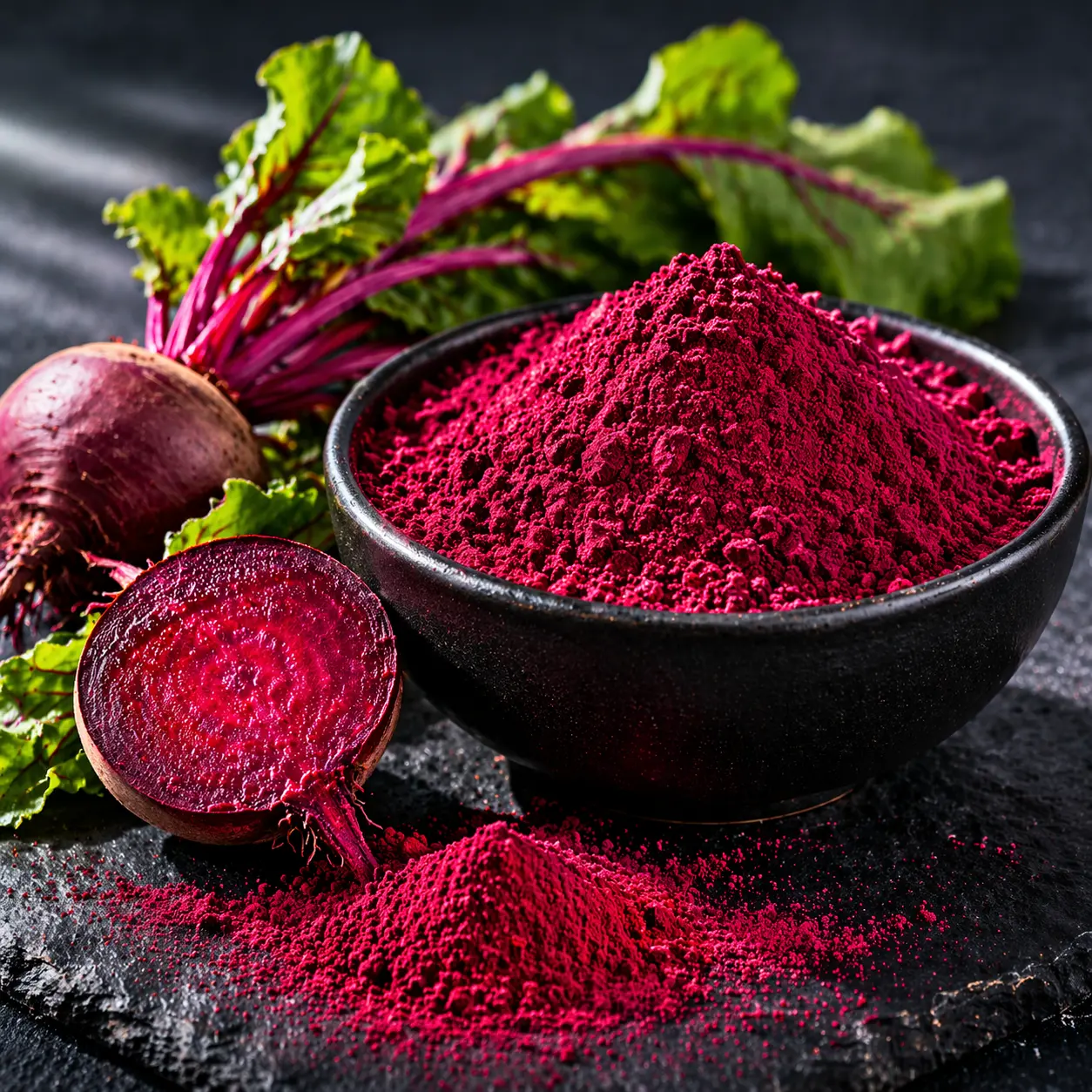 Premium Dehydrated Beetroot Powder and Granules - Kiran Enterprises