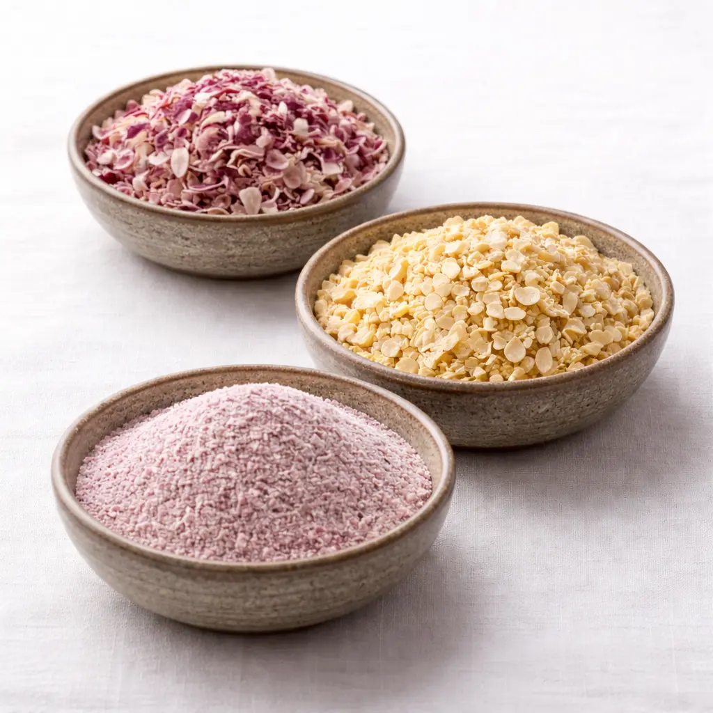 Premium Dehydrated Onion Flakes and Powder