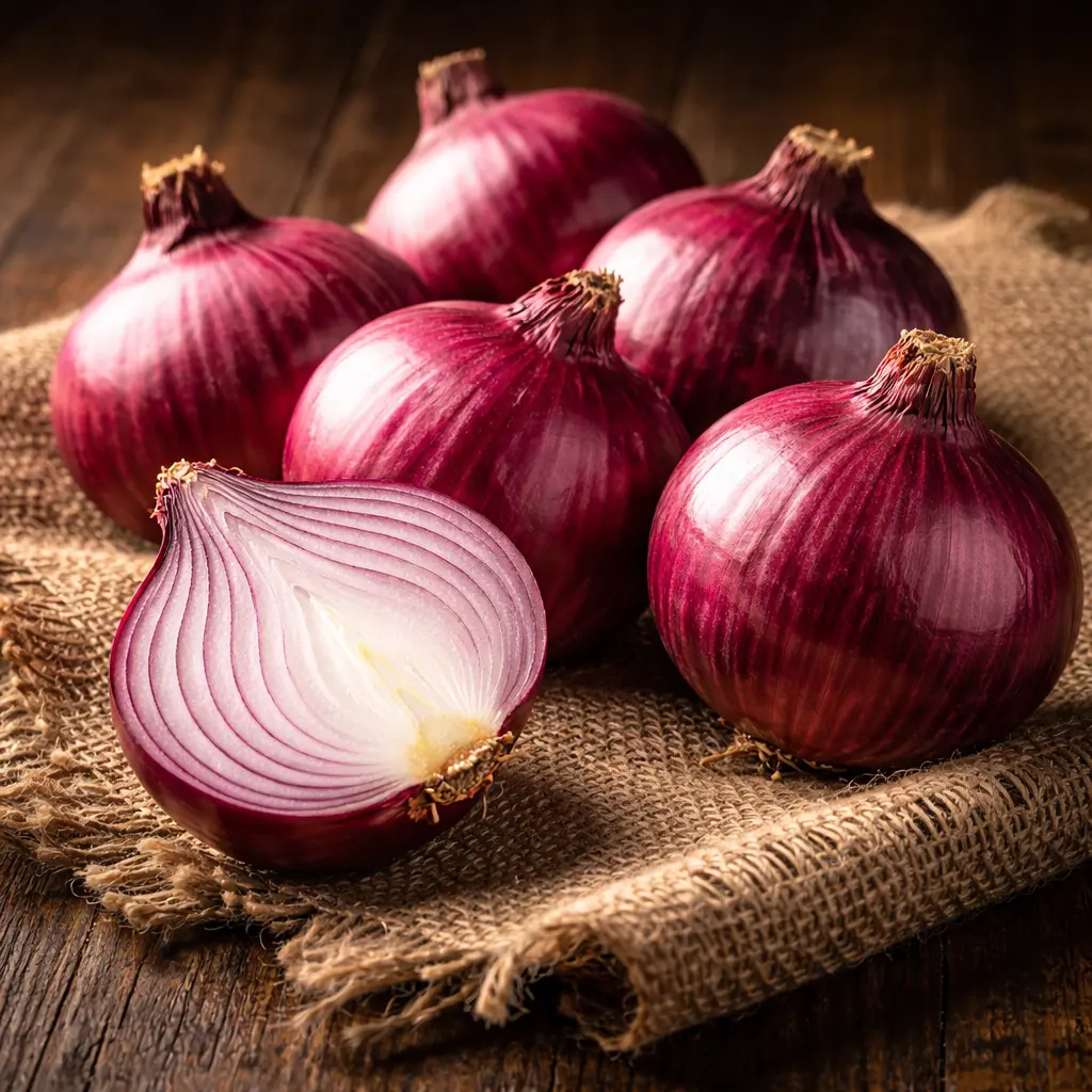 Fresh Indian Red Big Onions Graded - Kiran Enterprises