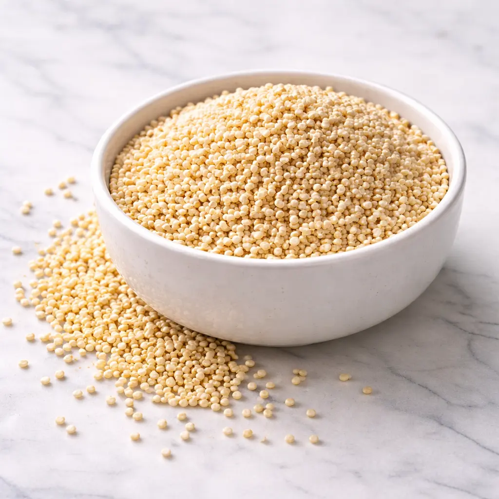 Sortex Cleaned Bold White Quinoa Seeds - Kiran Enterprises
